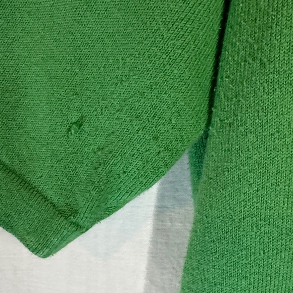 Ann Taylor Vibrant Green Short Sleeve Top (Medium, Petite) - Picture 5 of 8
